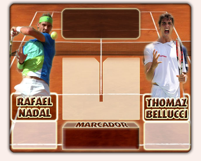 Nadal vs Bellucci en Roland Garros 2010